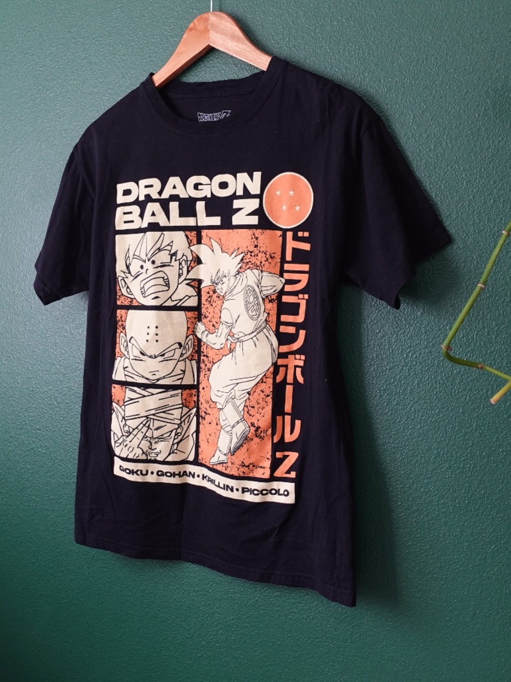 Dragon Ball Z Goku Gohan Krillin Piccolo T Shirt Size S